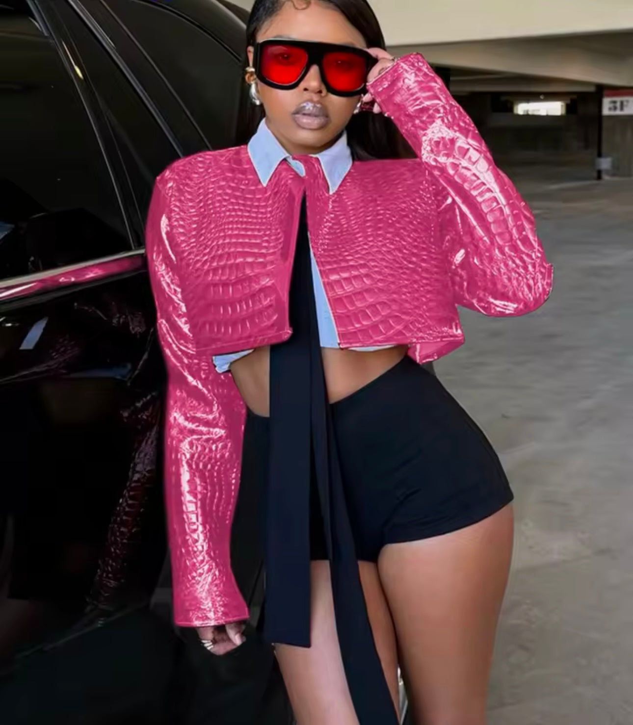 Very Demure Crop Jacket ( Comes In Other Colors)