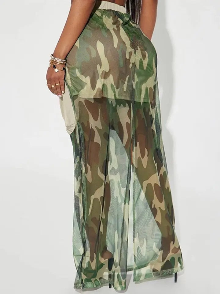 For The Love Of Camo Skirt