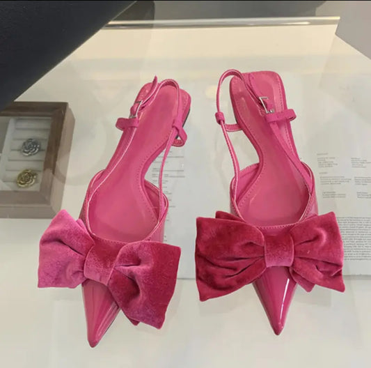 The Paris Bow Flat Mules (Comes In Other Colors)