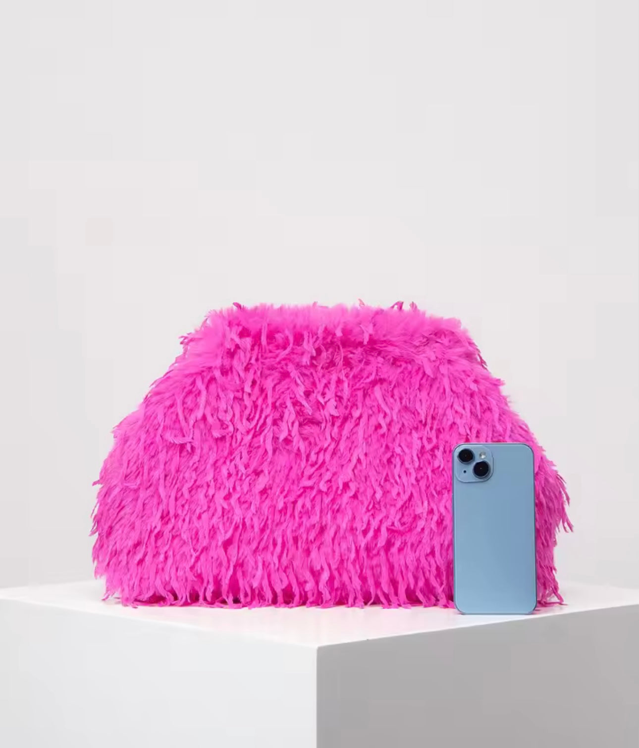 The Fuzzy Clutch Bag | Available In other Colors