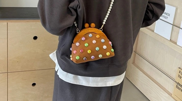 Pearls In Style | Cute Cross Shoulder Bags (Comes In Other Colors)