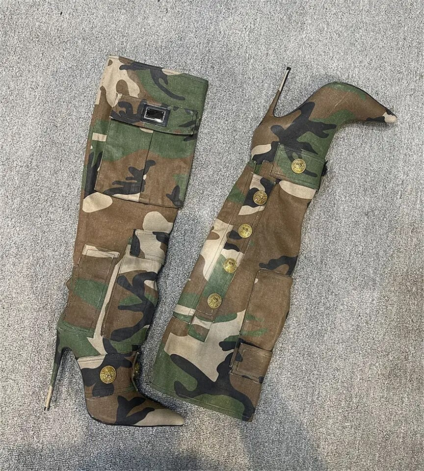 Picasso | Camouflage Boots