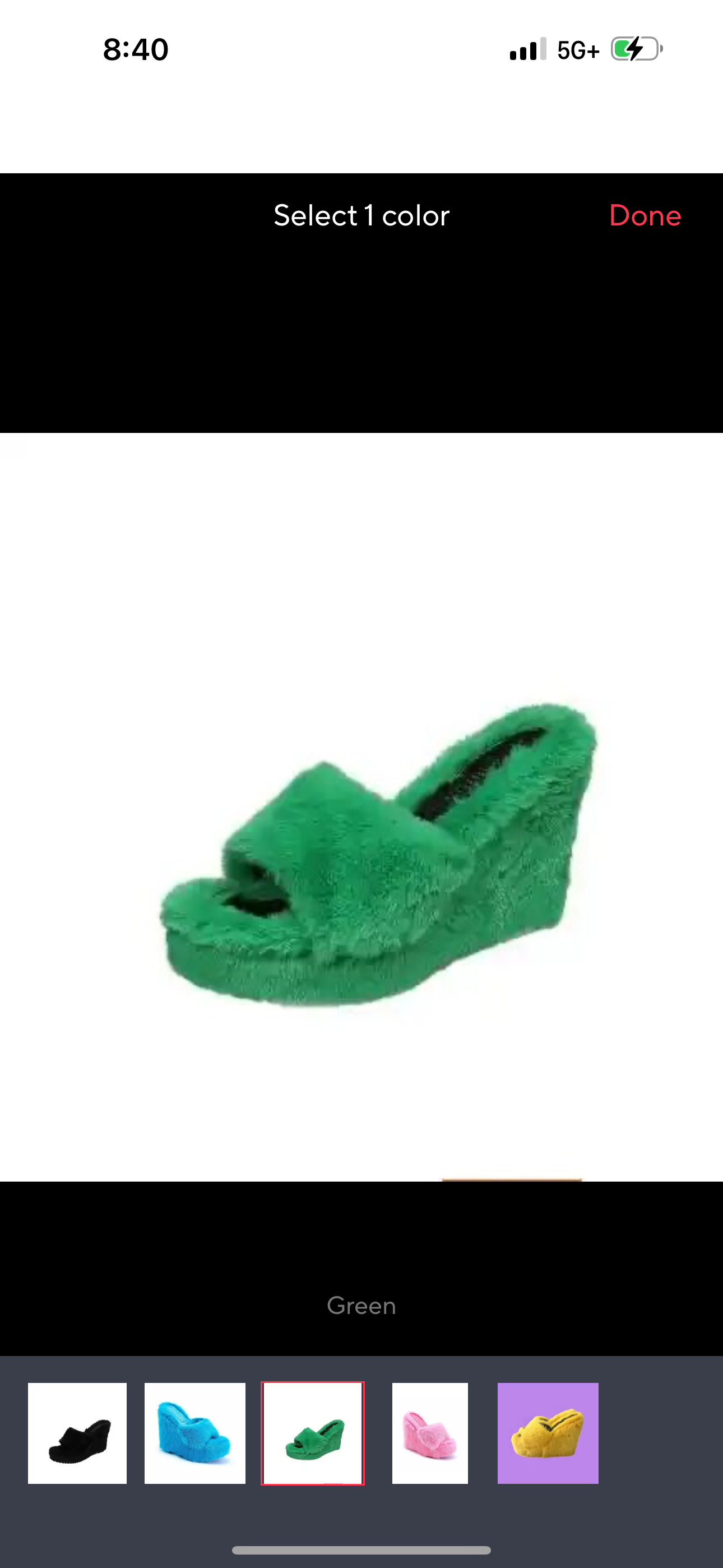 The New Fur Wedge Heels ( Comes In Other Colors)