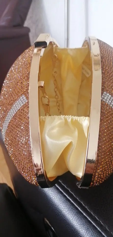 The Touch Down Luxury Rhinestone Bag