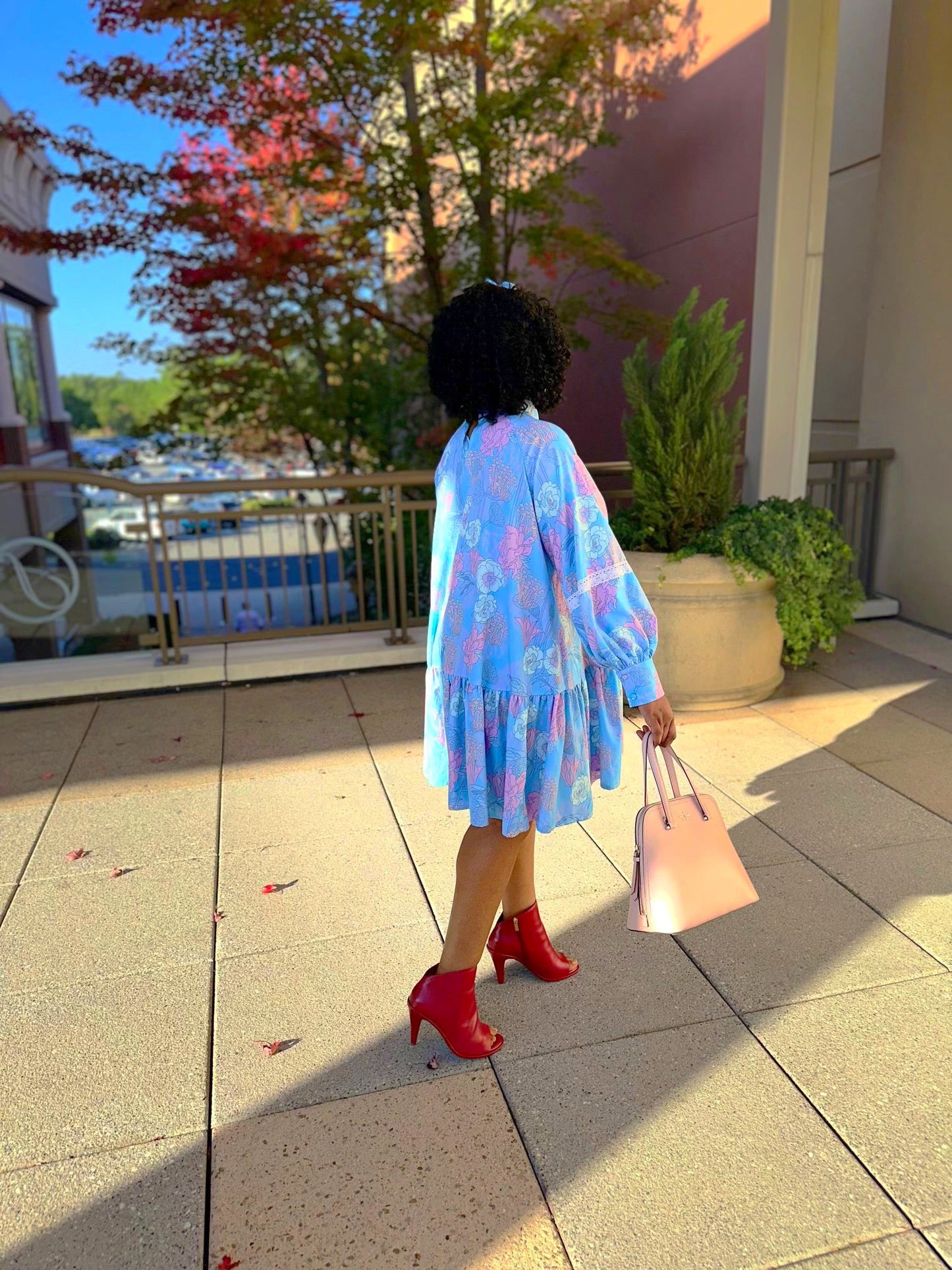 The Lovely Floral Print Dress