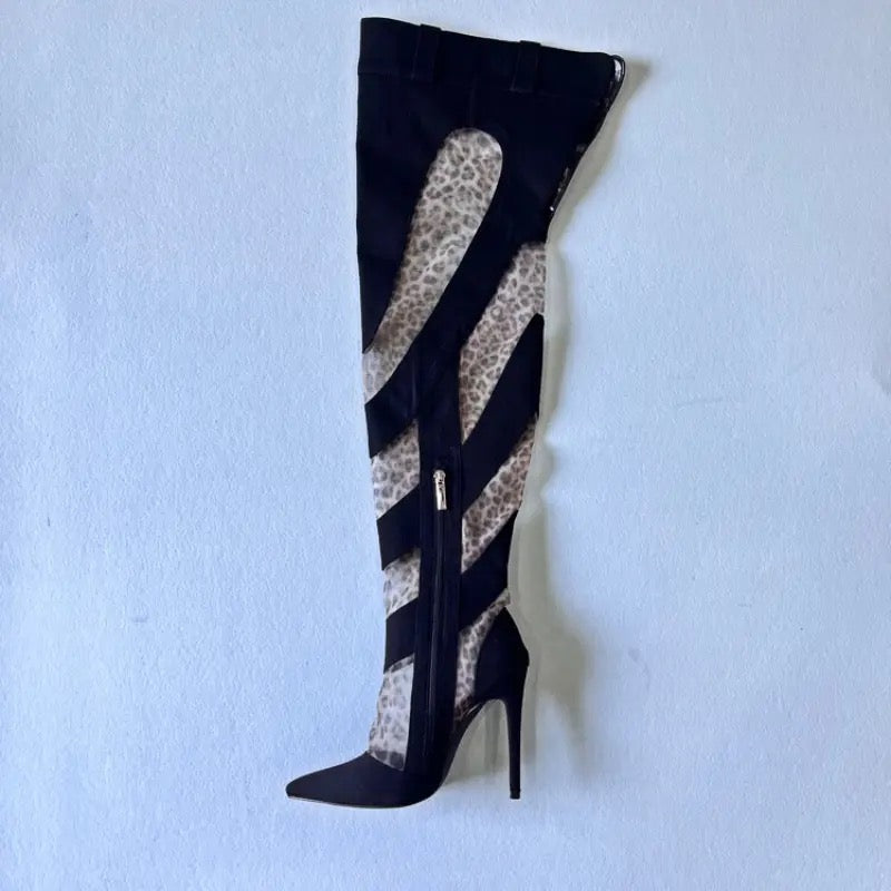 Hit The Runway | Mesh Boots