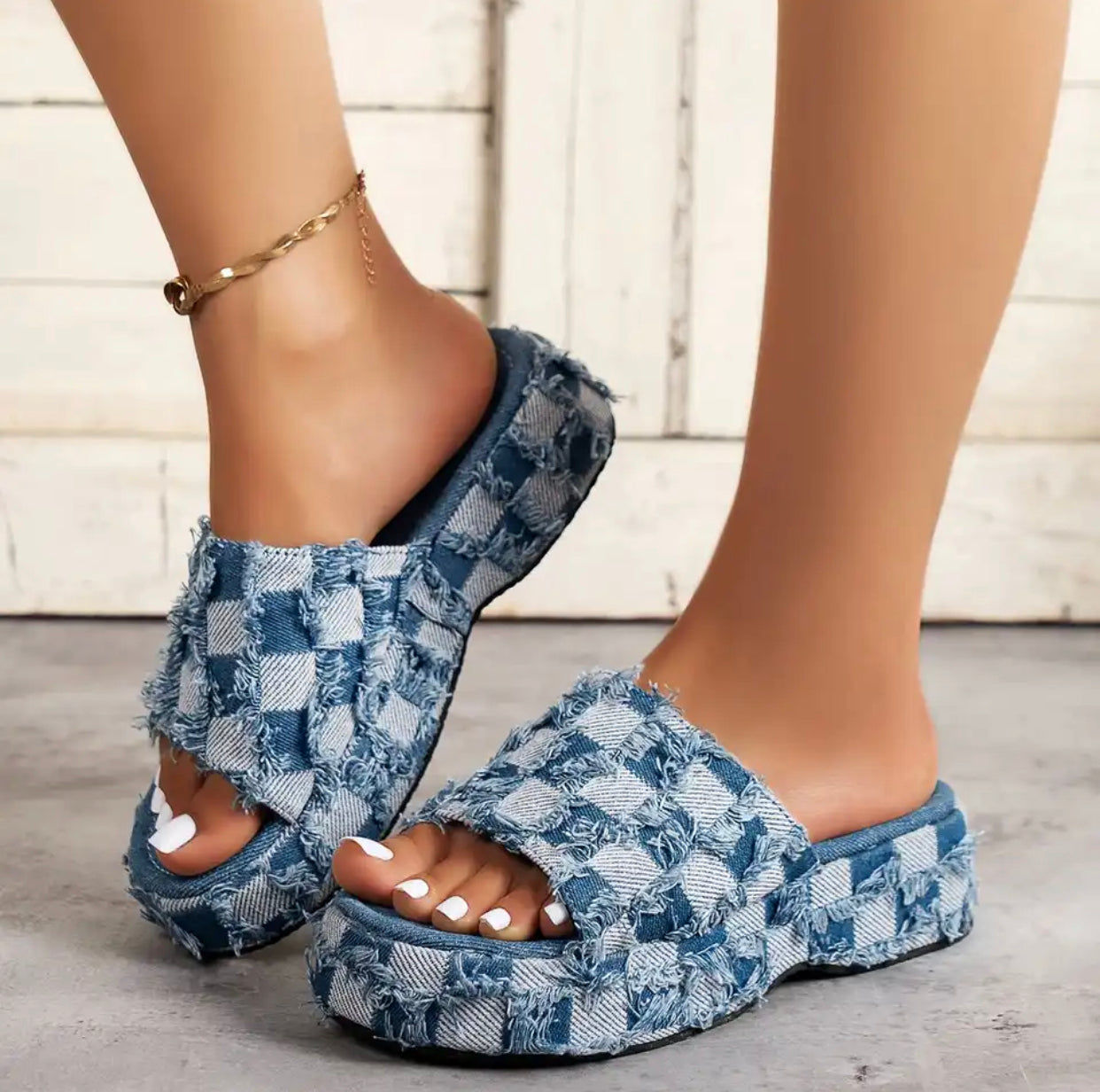 The Denim Sandals