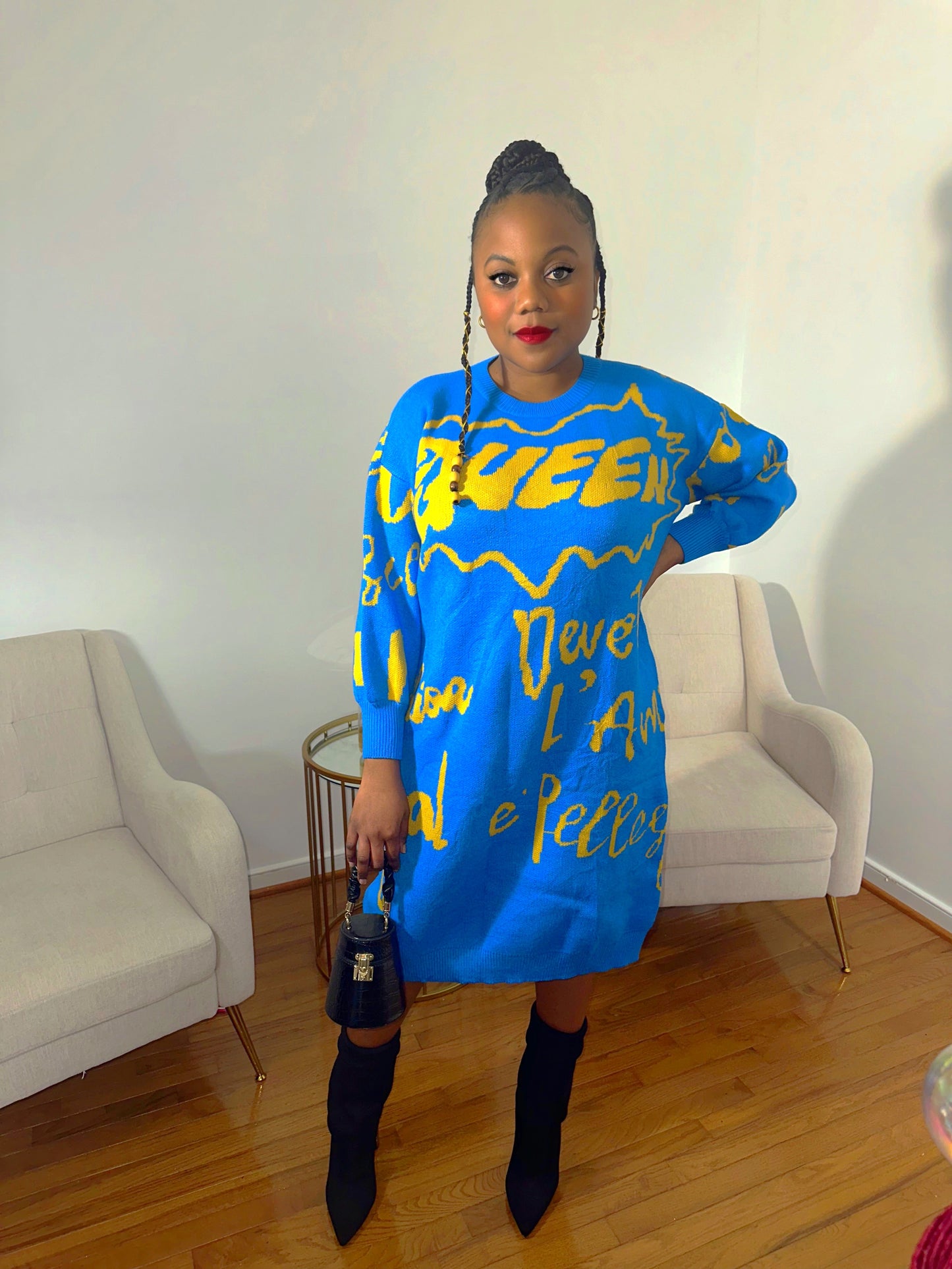 A Moment In Style | Sweater Dress (Comes In Other Colors)