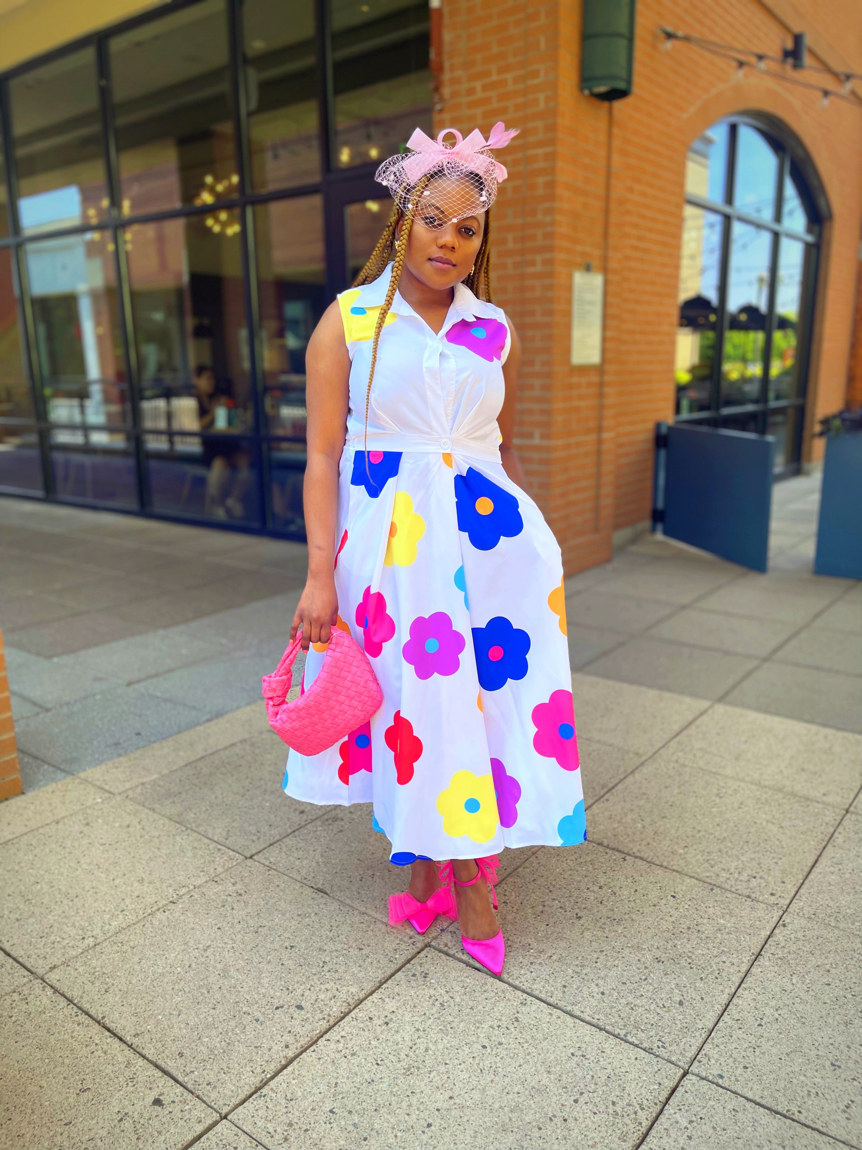 Tea Party Tings| Floral Dress – Seasonall Secrets - Main Image