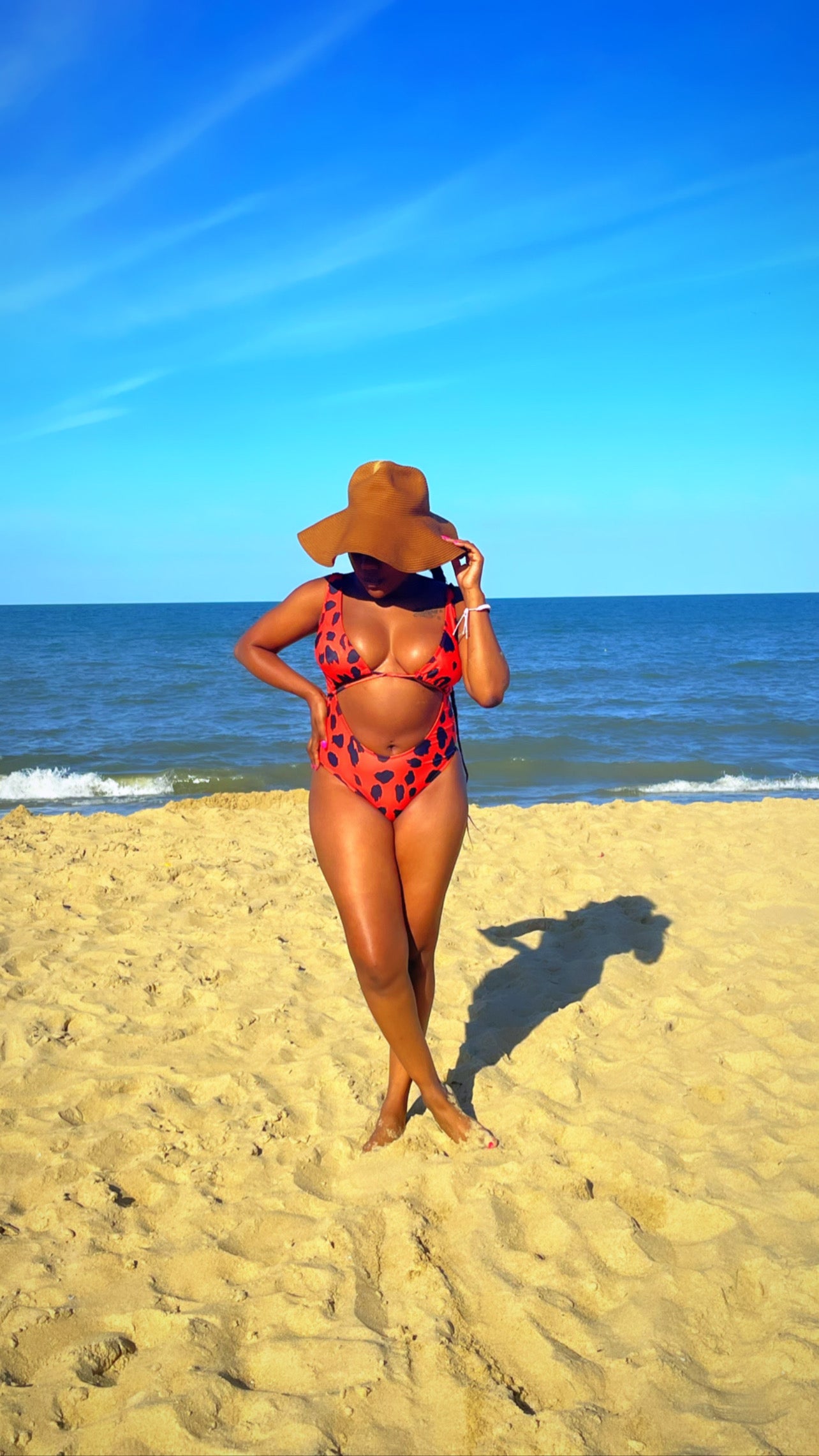 Animal Print | One Piece Swimsuit (Ready To Ship)