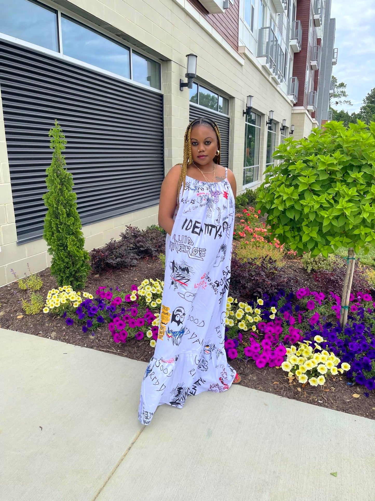 A Work Of Art Maxi Dress