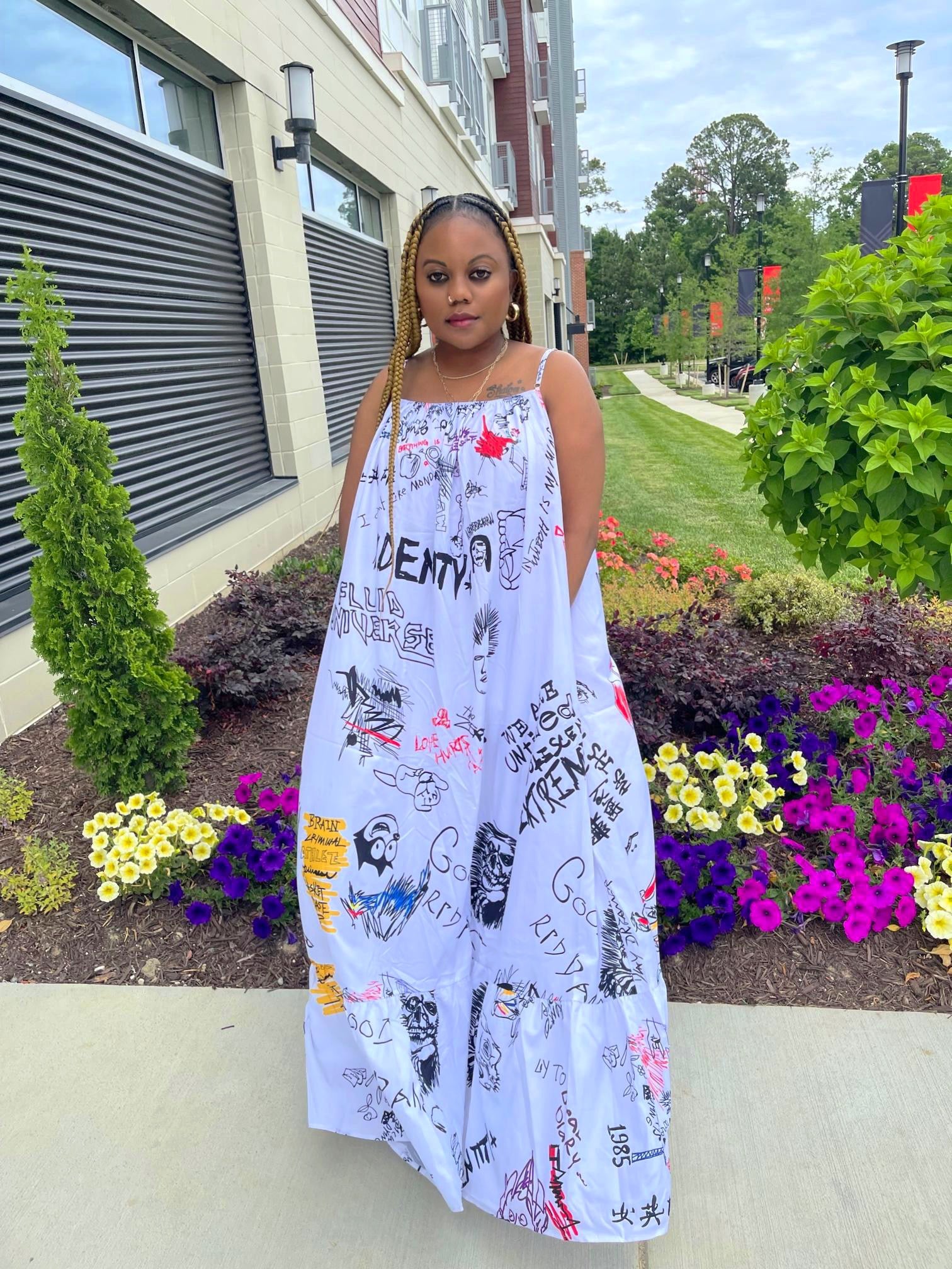 A Work Of Art Maxi Dress L A Work Of Art Maxi Dress L