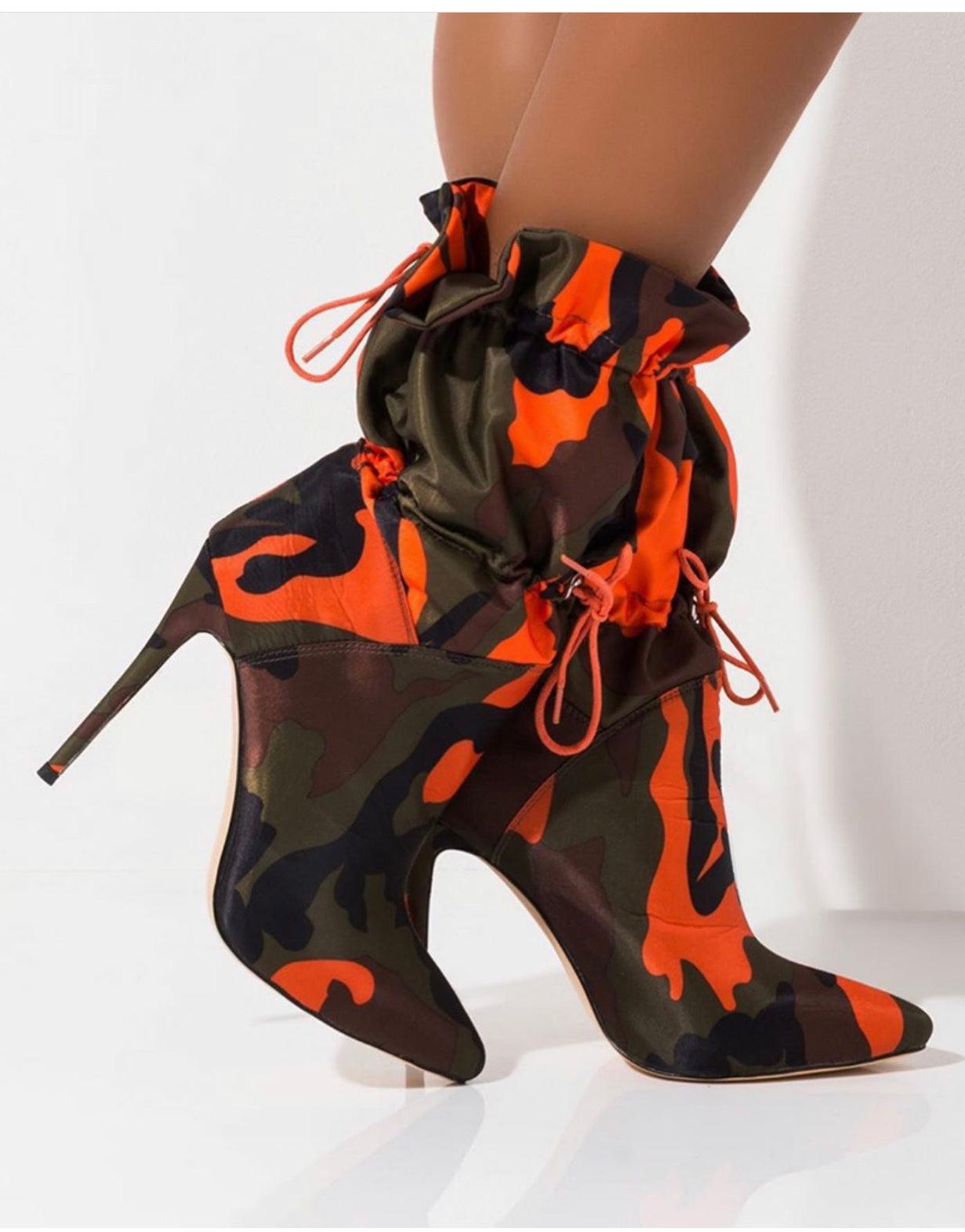 Camo Boots | Women’s Booties - Seasonal Secrets