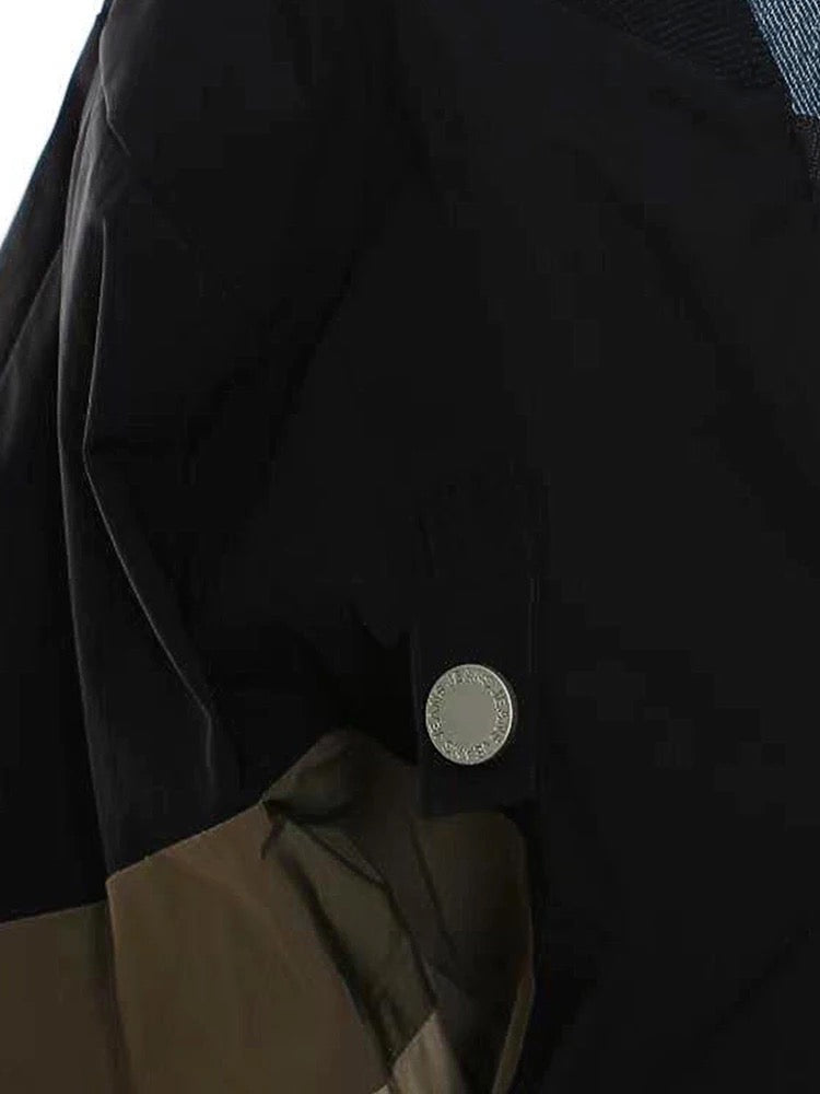 Staying Cozy | Denim Color Block Jacket Preorder Ships 5/20 - Seasonal Secrets