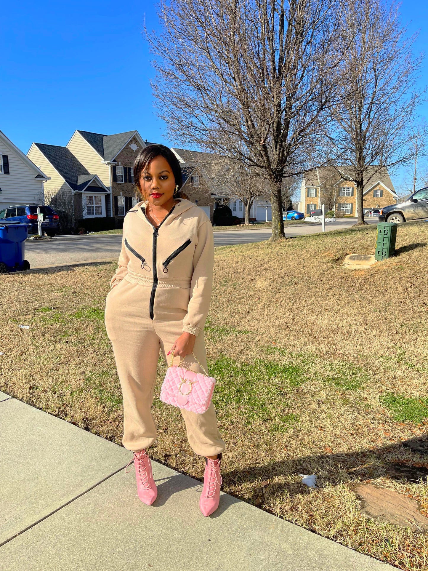 Comfy Cute | Jumpsuit With Hoodie - Seasonal Secrets