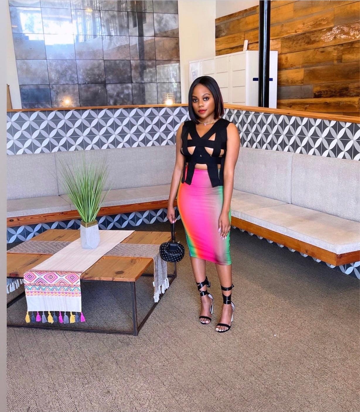 Brunch Vibes | Women's Tie Dye skirt Ready To Ship - Seasonal Secrets