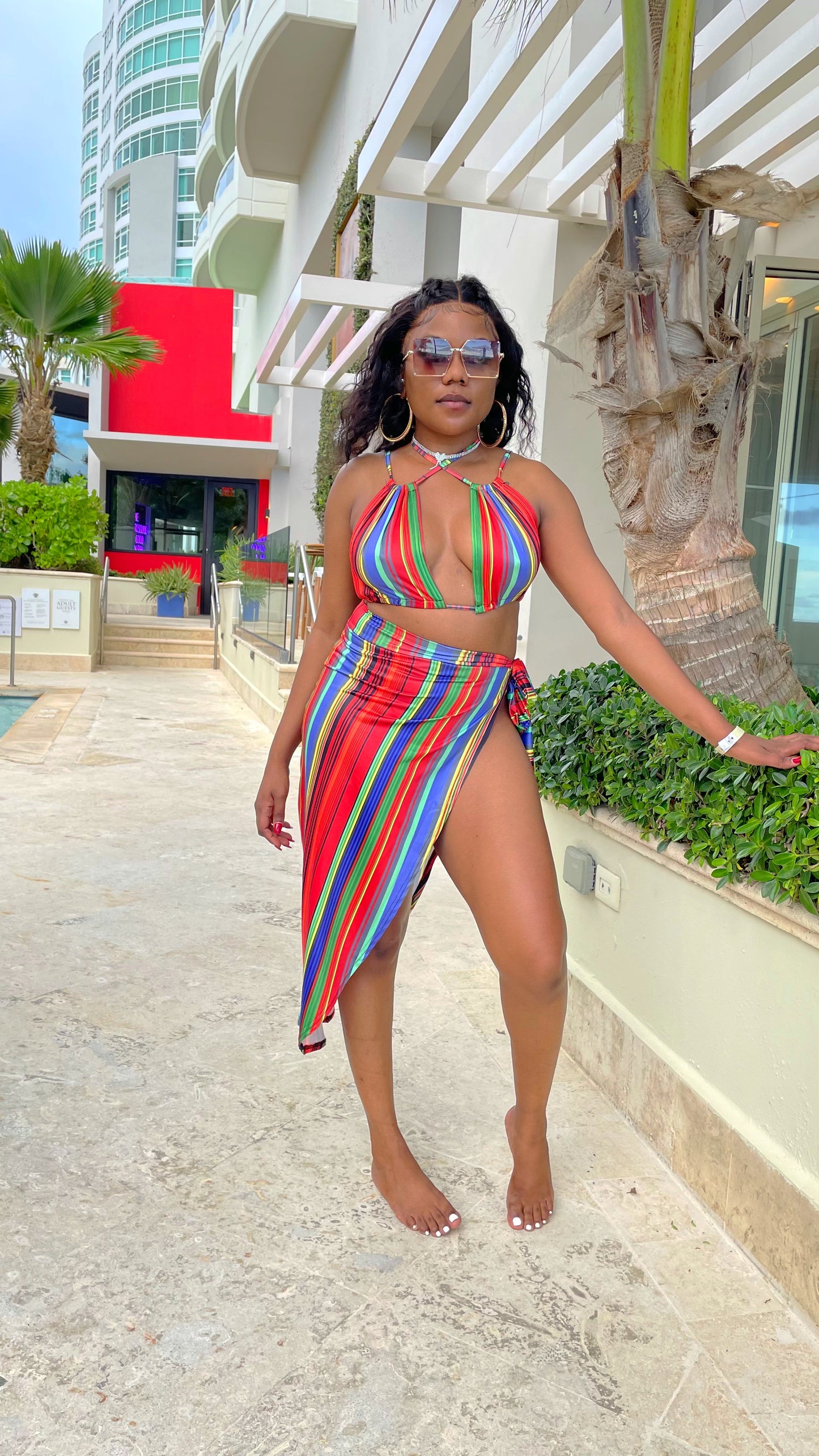 Island Vibes | Women’s Three Piece Swimsuit Preorder - Seasonal Secrets