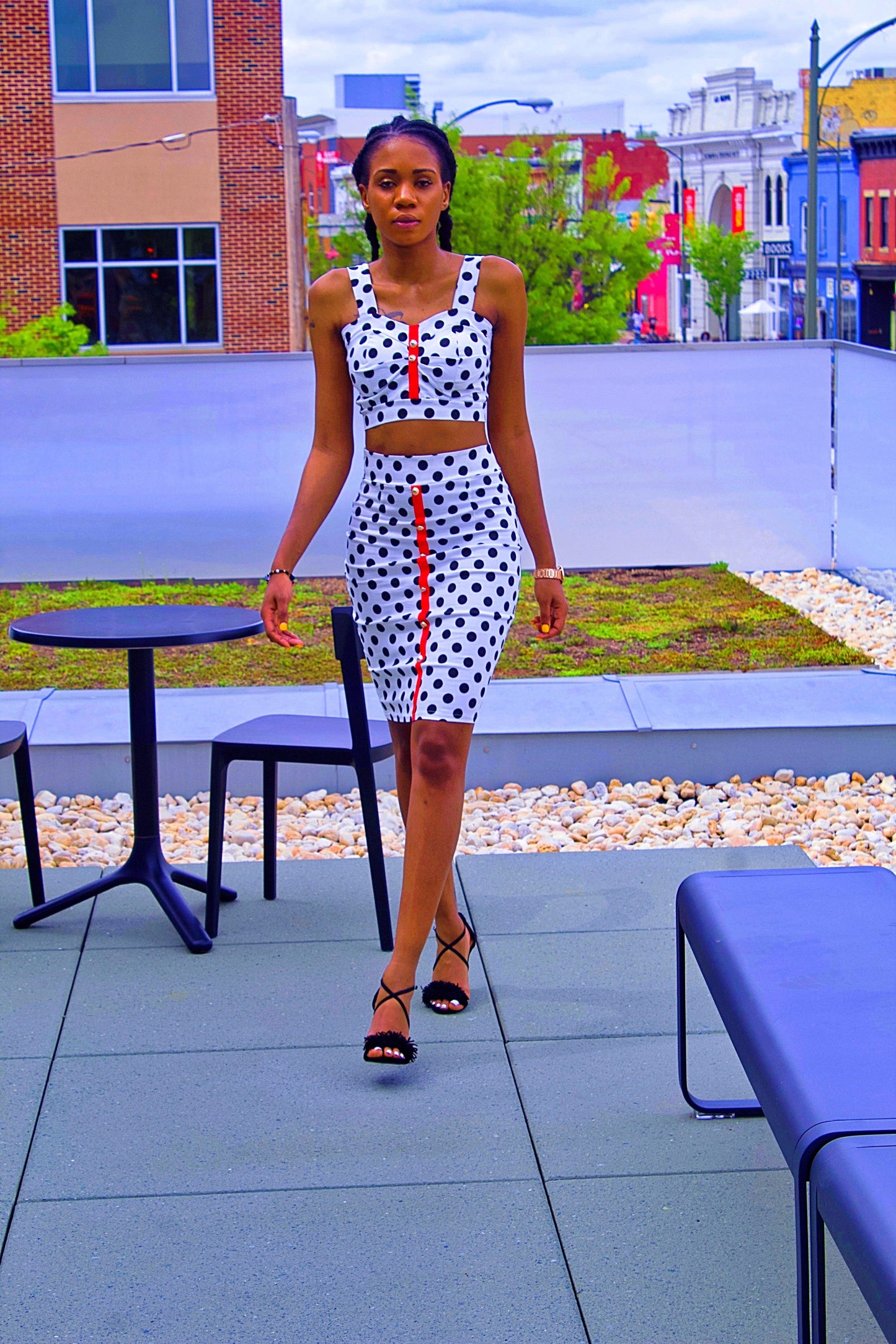 It’s a Vibe | Polka Dot Two Piece Outfit Ready To Ship - Seasonal Secrets