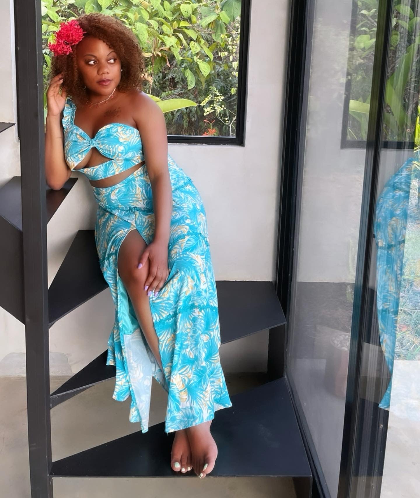Destiny | Floral Print Two Piece Set Preorder - Seasonal Secrets