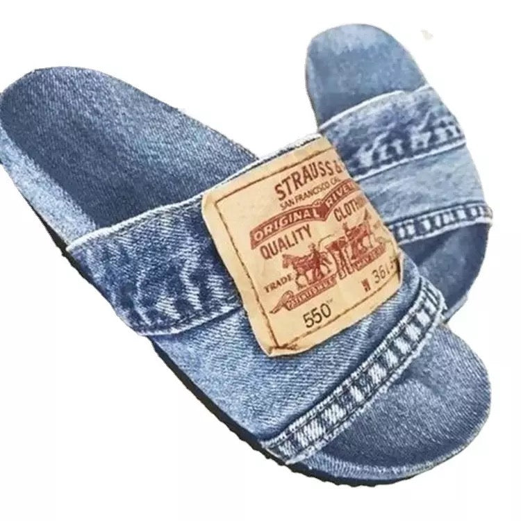 Just Cozy | Women’s Denim Slides Preorder Ships 5/14 - Seasonal Secrets
