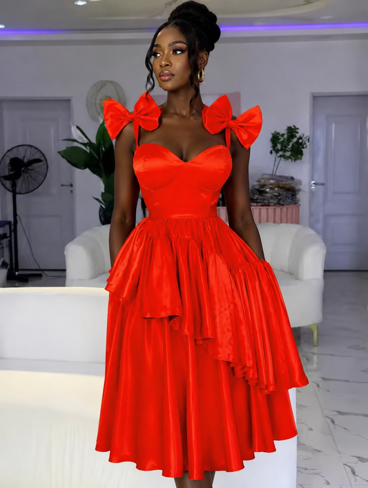The Snatched Up Dress (Red)