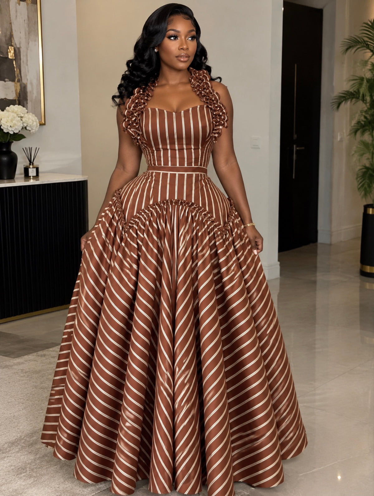 The Ruffled Up Dress ( Available In Other Colors)