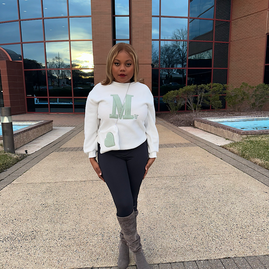 The Cozy Sweater | Comes With Mini Bag (White)