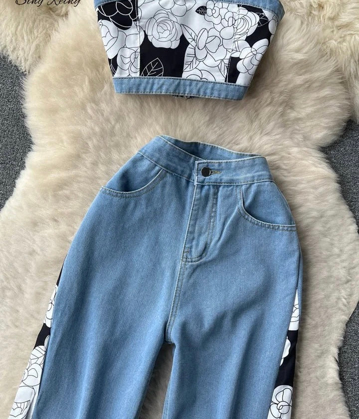 Uniquely Denim | Two Piece Outfit (Preorder Ships 9/30-10/5)