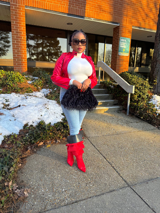 The Fuzzy Clutch Bag | Available In other Colors