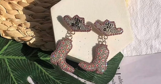 Let’s Go Girls | Cowgirl Boot Earrings