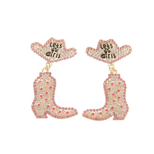 Let’s Go Girls | Cowgirl Boot Earrings