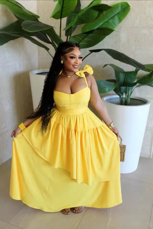 Glowing Season | Maxi Dress (Available In Other Colors)