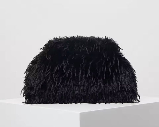 The Fuzzy Clutch Bag | Available In other Colors