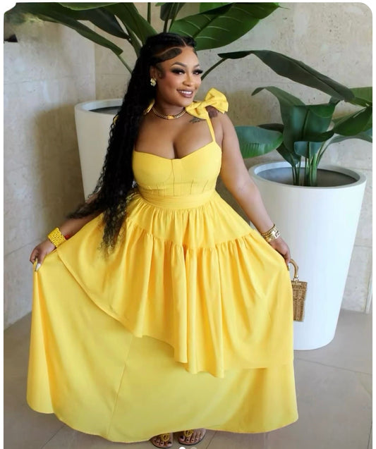 Glowing Season | Maxi Dress (Available In Other Colors)