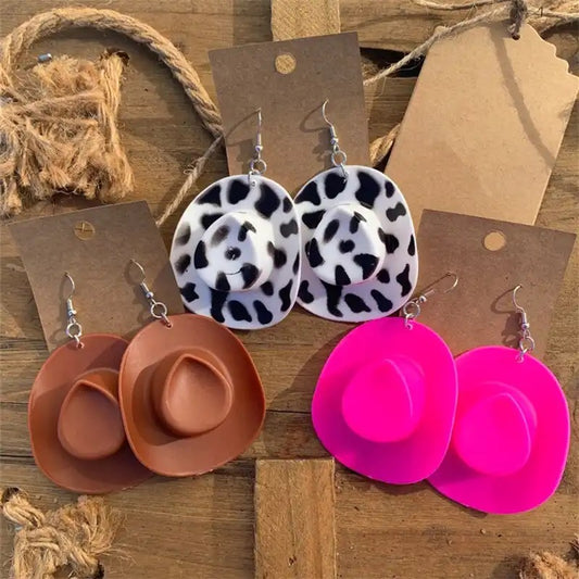 Western Girl Earrings (Comes In Other Colors)