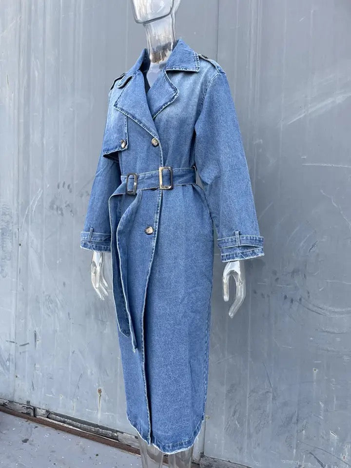 Denim In Style Trench Coat Preorder Ships (9/30)