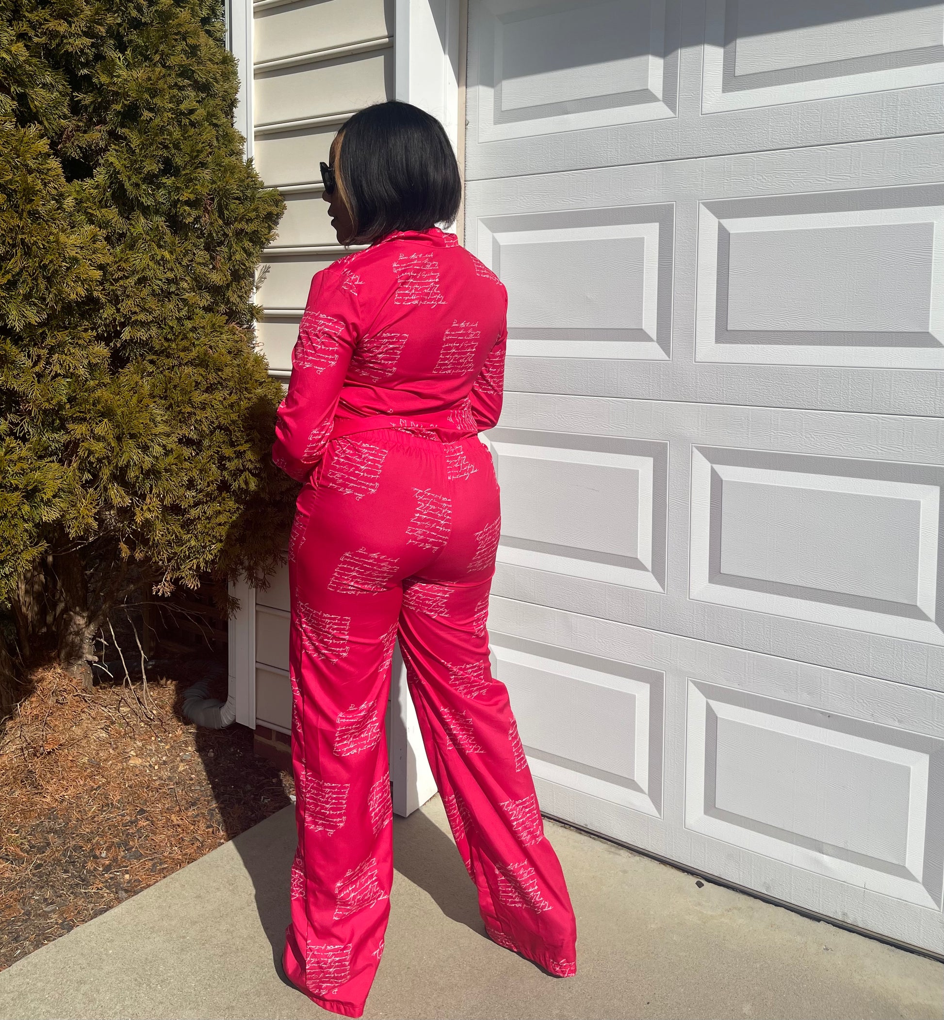The Pink Jumpsuit Ready To Ship - Seasonal Secrets