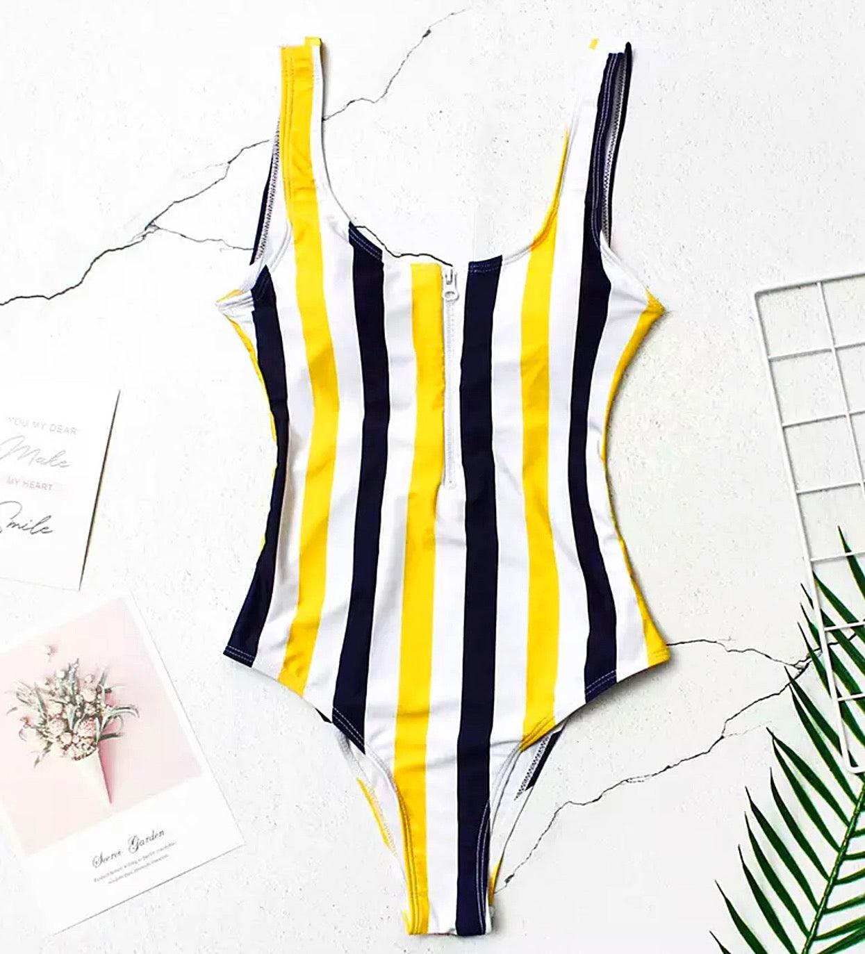 Love For Stripes | Women’s Bathing Suit Ready To Ship - Seasonal Secrets