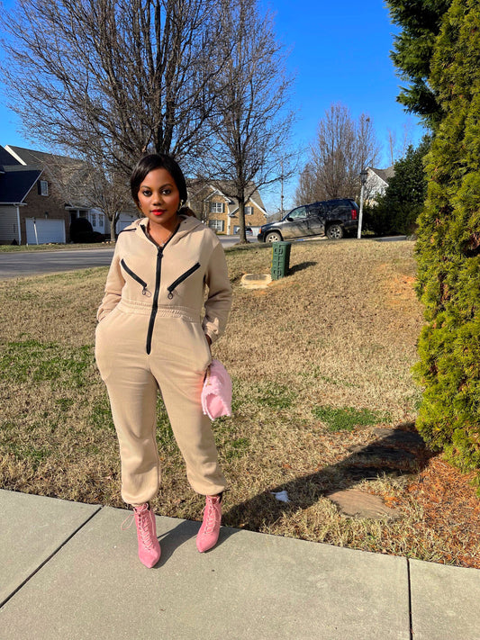 Comfy Cute | Jumpsuit With Hoodie - Seasonal Secrets