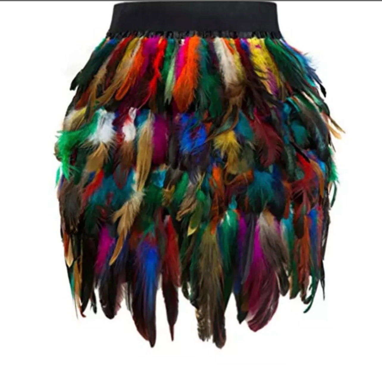 Just Gorgeous | Luxury Feather Irregular Skirt Preorder Ships 5/20 - Seasonal Secrets