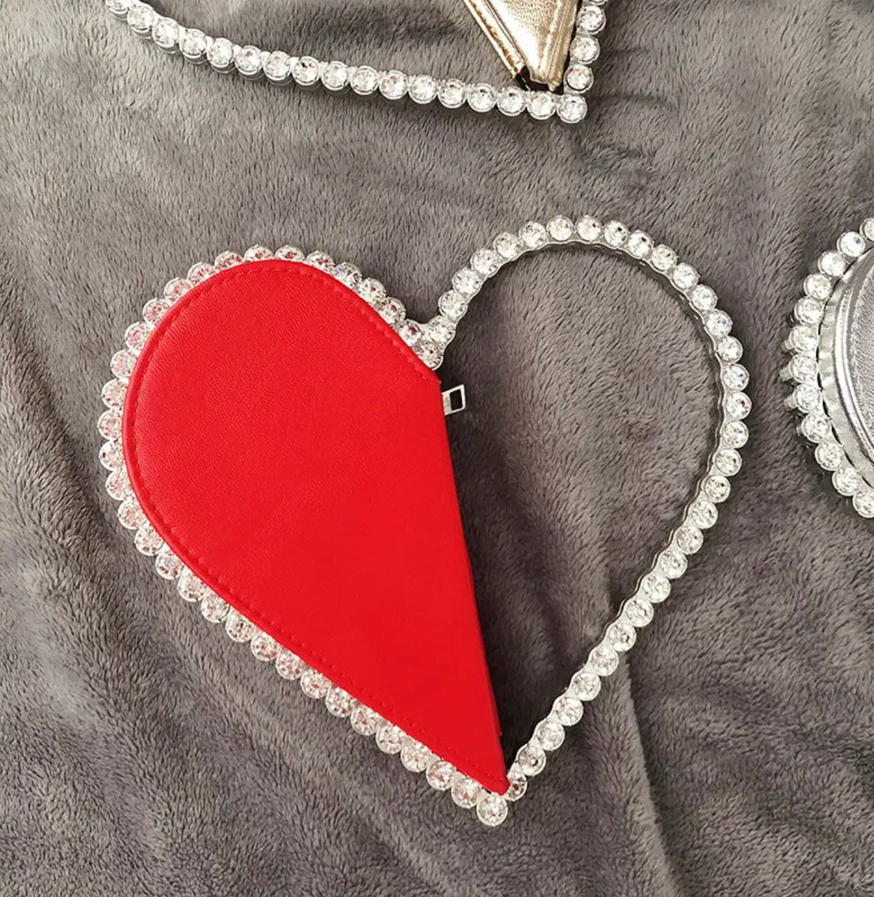 Diamond Heart Bag (Come In Different Colors) - Seasonal Secrets