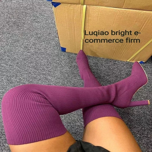 Boots Season | Overknee Long Boots (Comes In Different Colors) Preorder - Seasonal Secrets