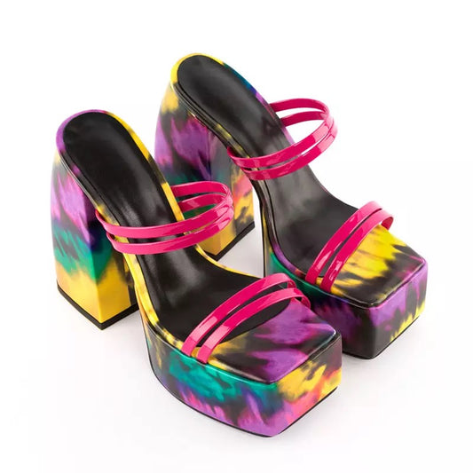 Crazy About You | Platform Sandal Heels Preorder - Seasonal Secrets