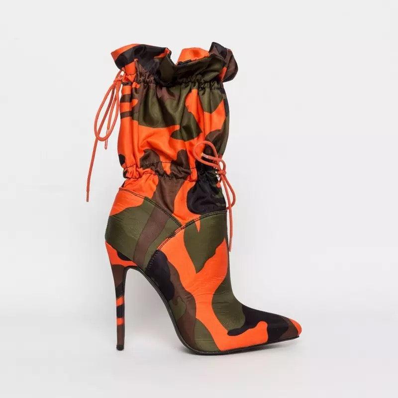 Camo Boots | Women’s Booties - Seasonal Secrets